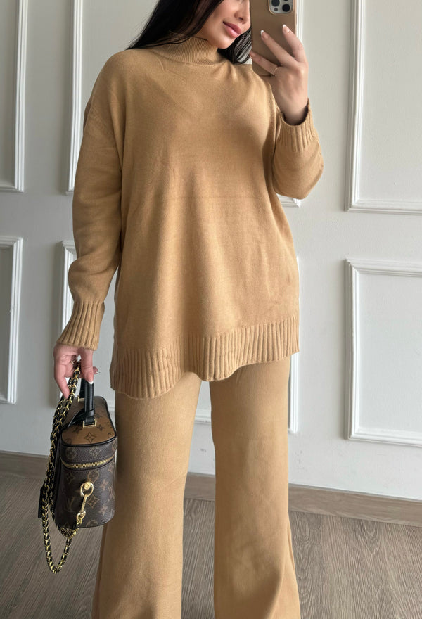 set tejido marron emi majoly